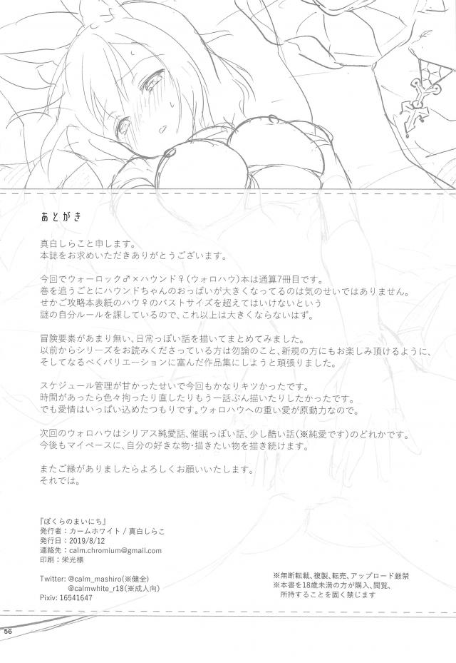 全編描き下ろし短編集。発情モードのセックス大好き獣耳娘とイチャとろセックス <> 057