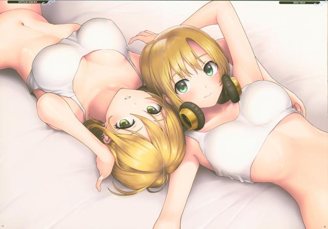 [微エロフルカラー]ラッキースケベな百合えっち <> 009