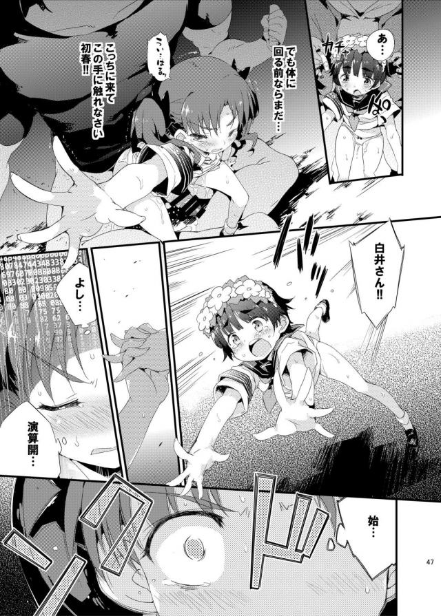 [総集編 前編]黒子・初春W処女喪失陵辱中出し！ <> 046