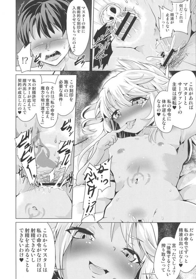 [M男歓喜]クロエちゃんに貞操帯つけられてガチ射精管理される本 <> 023