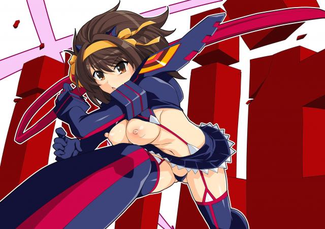 もれなくおっぱい出てる涼宮ハルヒイラスト集 <> 005