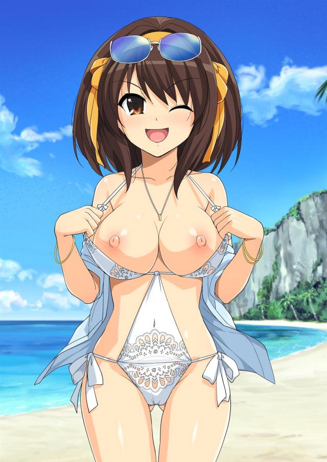 もれなくおっぱい出てる涼宮ハルヒイラスト集 <> 015