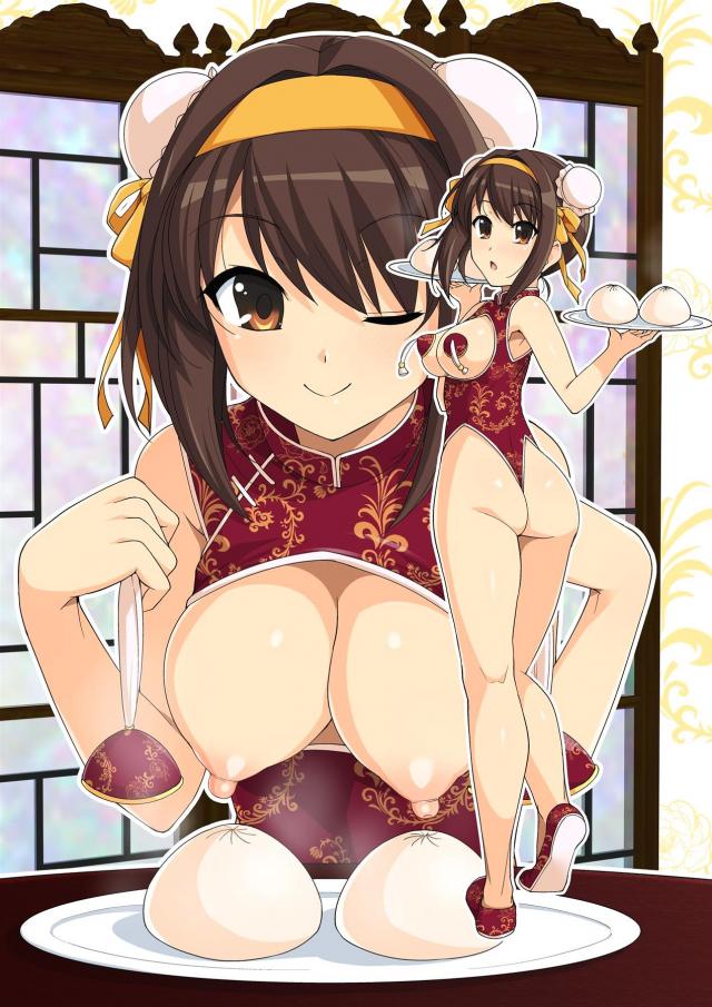 もれなくおっぱい出てる涼宮ハルヒイラスト集 <> 025
