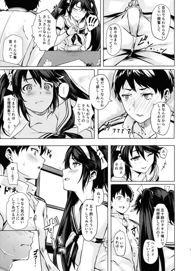 五十鈴の匂い付きタオルくんかくんかしてたらボッキしちゃって童貞セックス！ <> 006