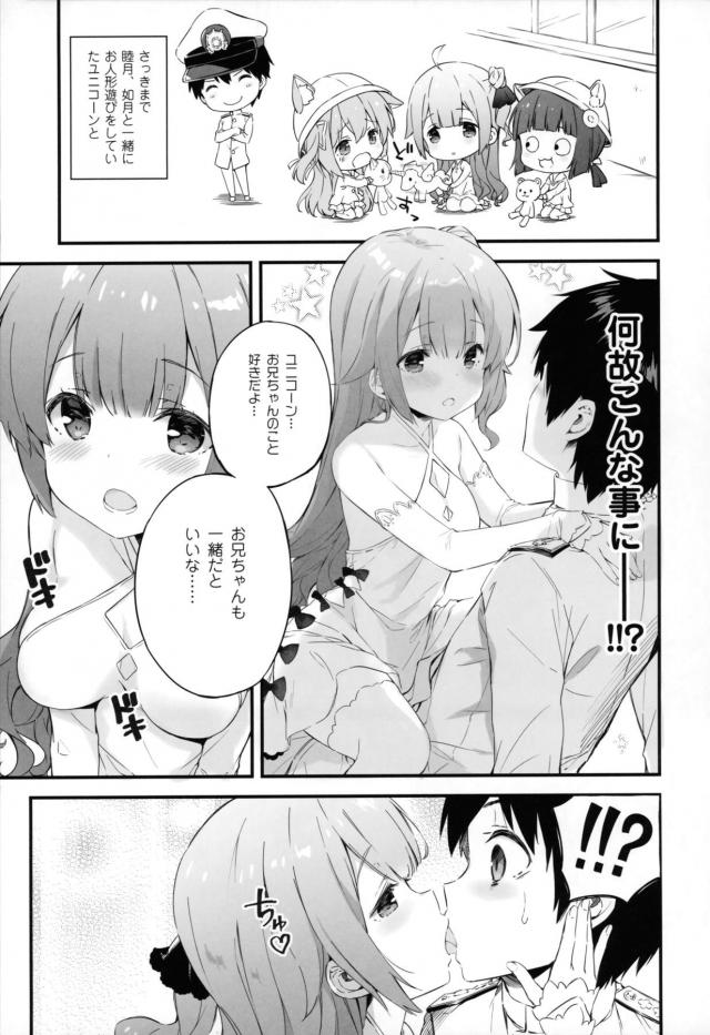 いきなり積極的なユニコーンちゃんと初えっち <> 004