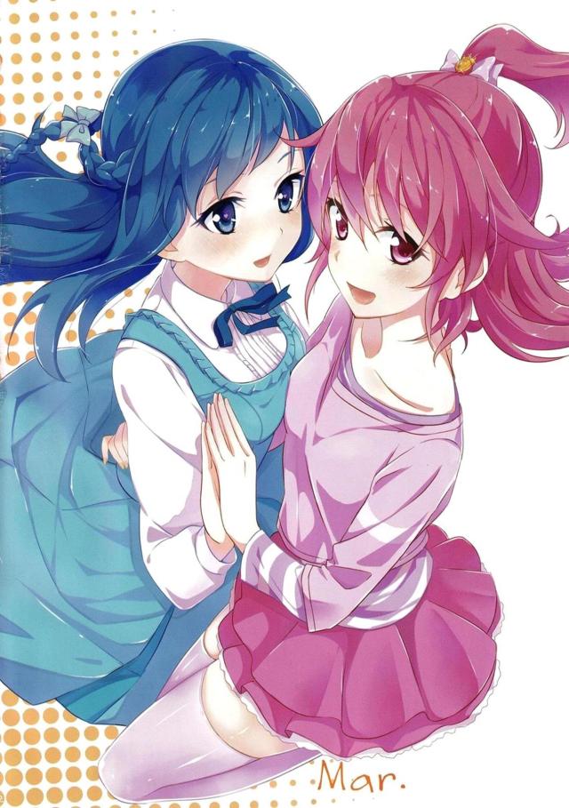 ラブラブ百合えっちで宿題が終わらないマナりつ。 <> 003