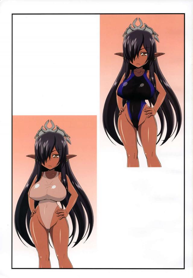 [フルカラー]ダークエルフの女王オリガ様と異世界転生セックス！ <> 002