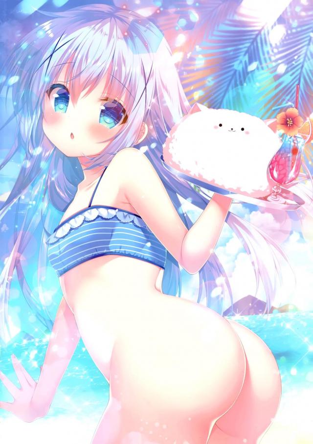 ごちうさヒロイン全員集合！プリケツ美麗フルカラーイラスト集 <> 010