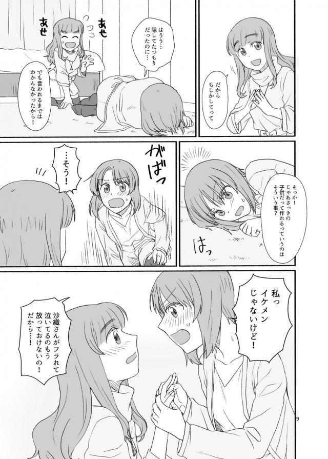 真剣告白！はじめてのふたなりレズセックス <> 008
