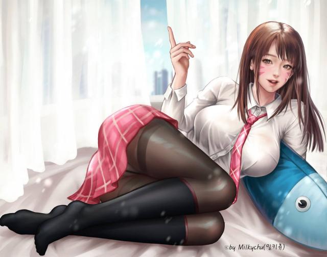 制服黒スト美少女を脱がして即ハメ <> 002