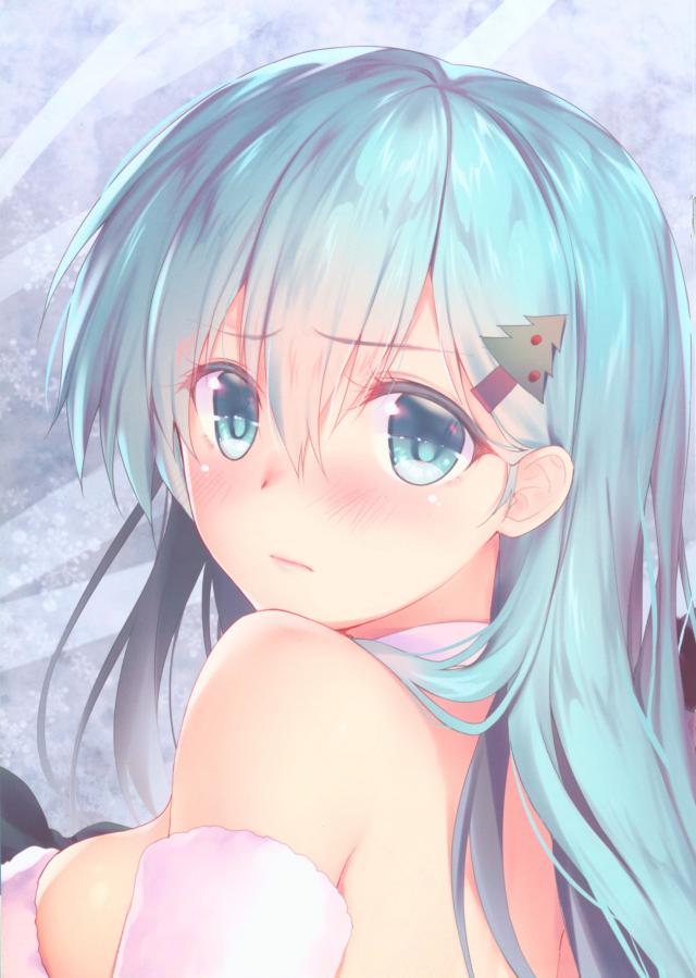 鹿島と浜風が表紙の艦これフルカラーイラスト集 <> 010