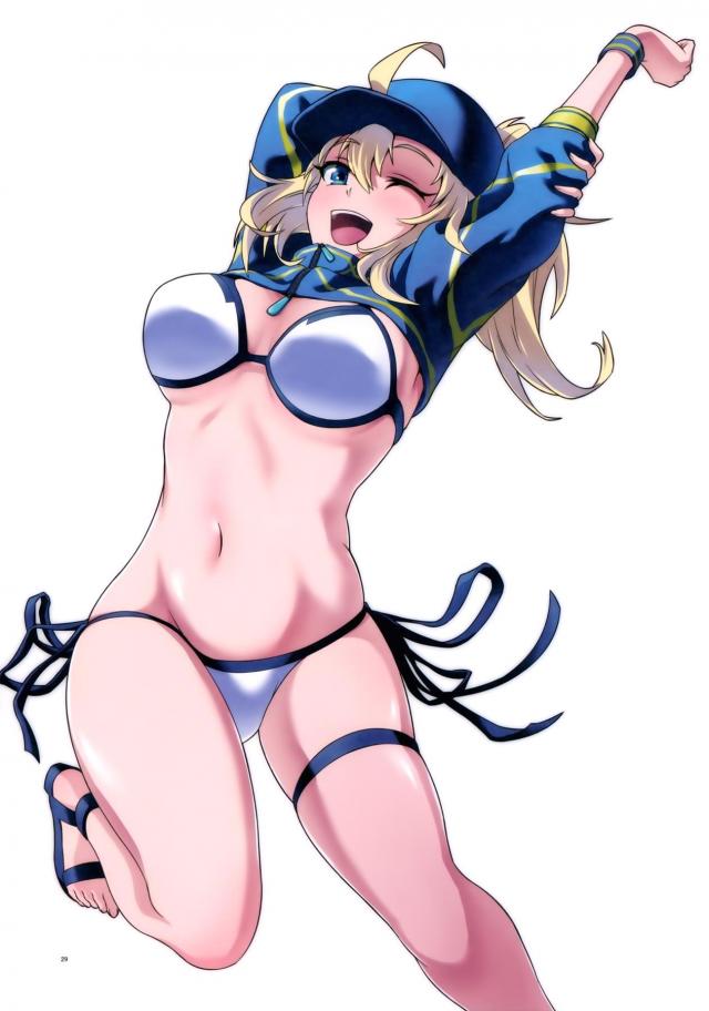 武蔵・沖田・バニ上・XX・玉藻と中出しフルカラーセックス <> 028