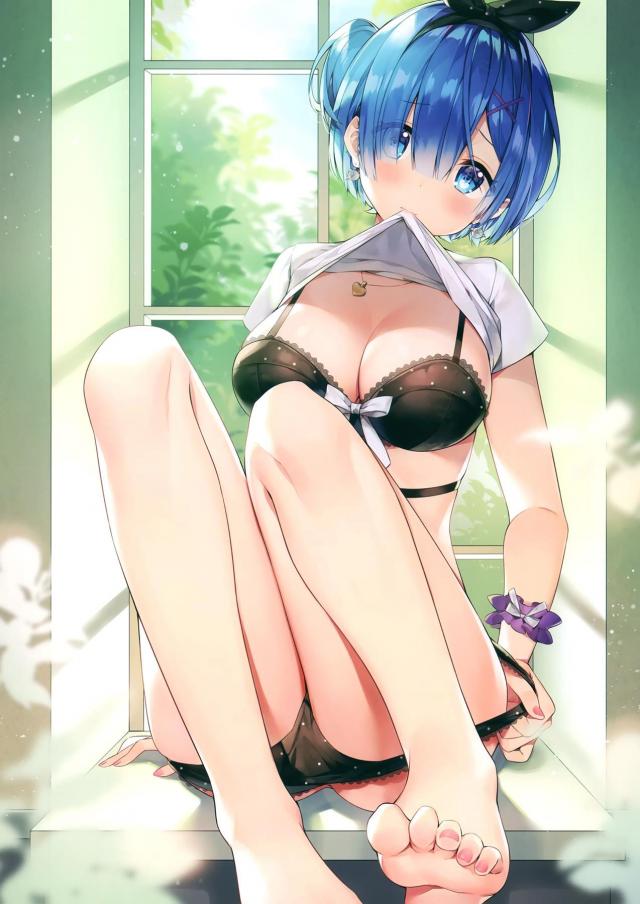 セクシーランジェリー姿がまぶしい☆美麗フルカラーイラスト集 <> 006