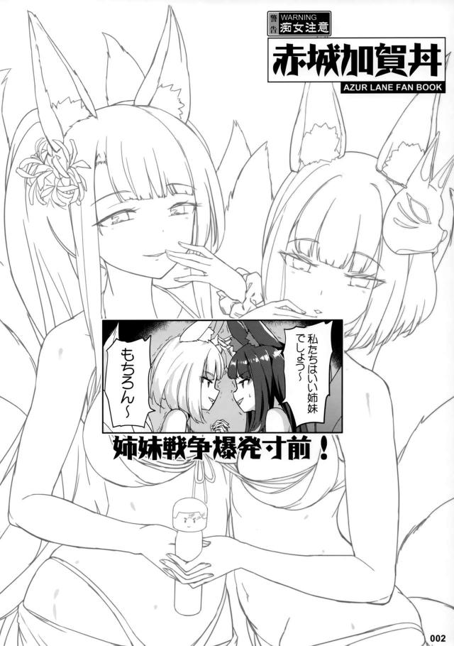 巨乳姉妹が指揮官を取り合う！ハーレム3P <> 003