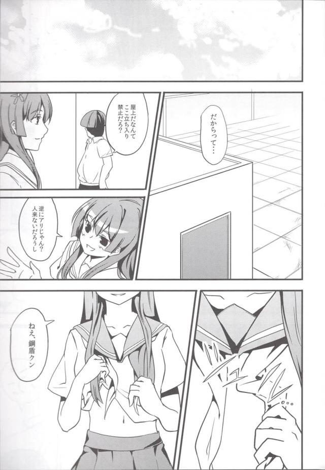 佐天さんと鋼盾くん <> 008