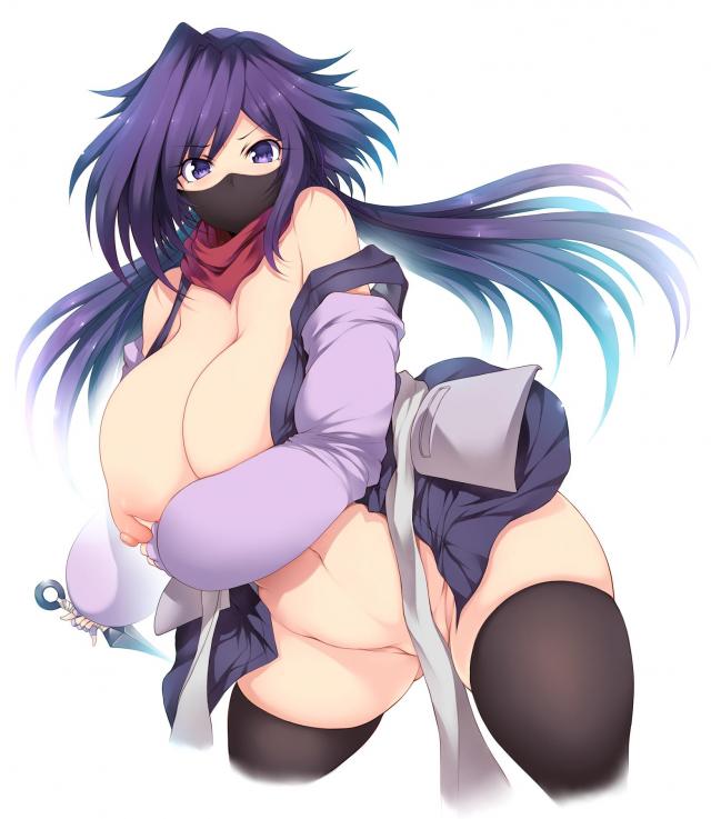 ムチムチ超乳くノ一のぶっかけ孕ませ輪姦ほかフルカラーイラスト集 <> 024