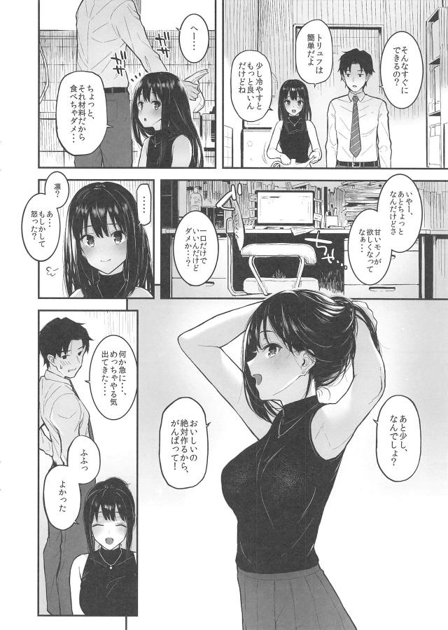 美少女アイドルがチョコの差し入れ <> 003