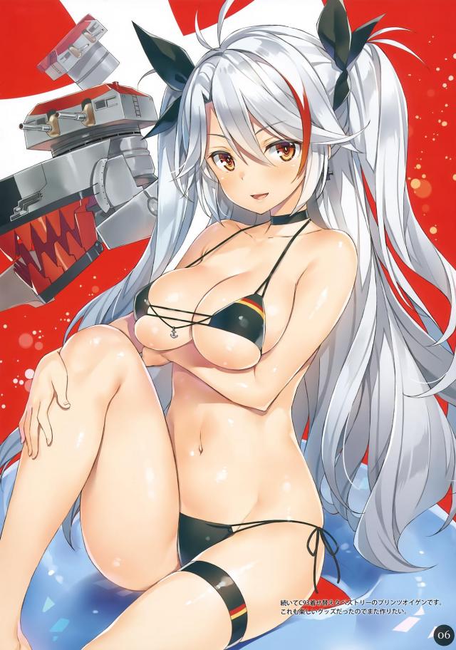 アズレンプリンツや艦これ鹿島の美乳がまぶしい美麗フルカラーイラスト集 <> 005