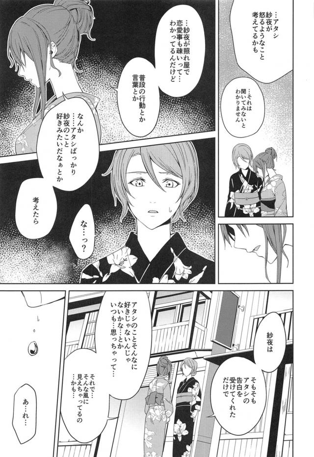 温泉旅行。浴衣で百合えっち。 <> 021