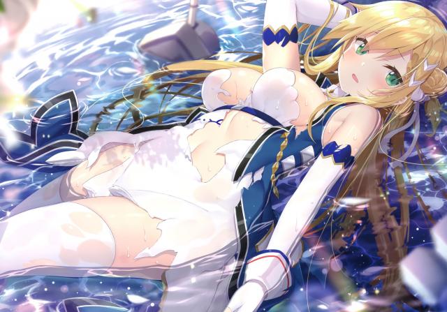 服ビリ恥じらい！美麗フルカラーイラスト集 <> 010