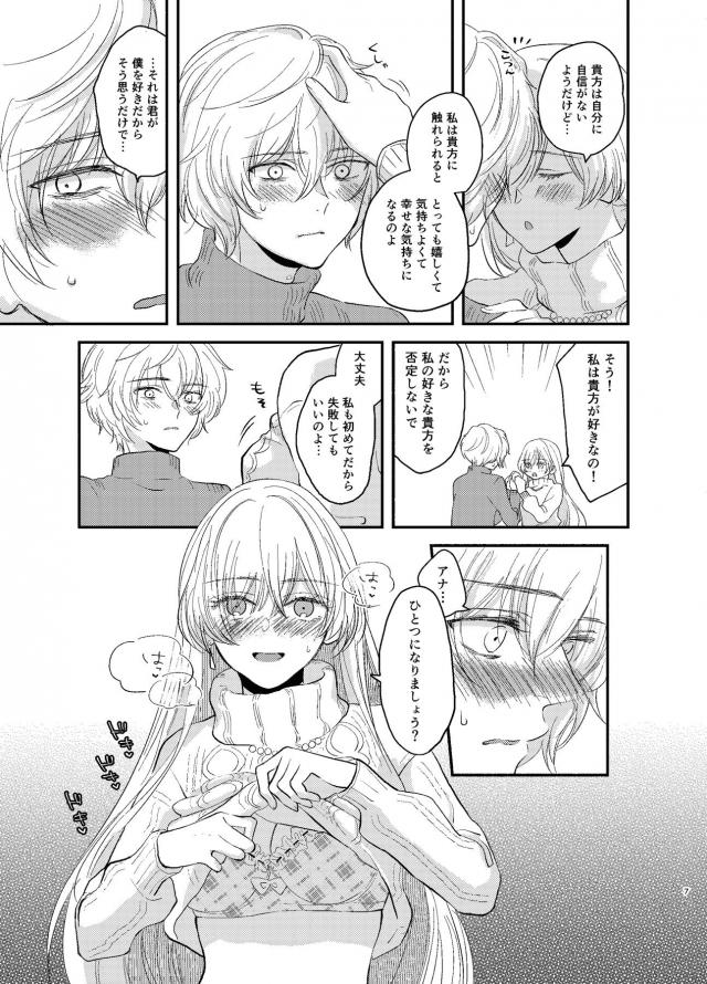 セックスがしてみたいアナスタシア 。両想い恋人初えっち。 <> 007