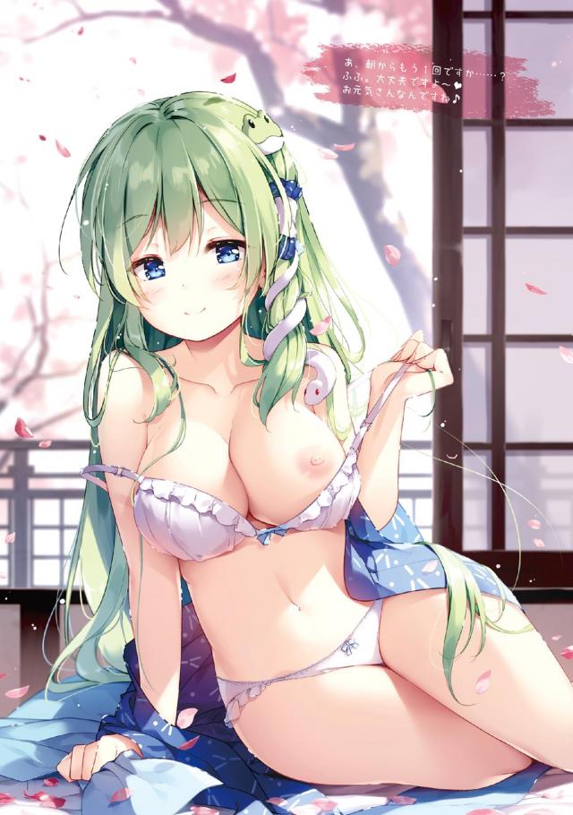 美尻美乳な早苗さんの美麗フルカラーイラスト集 <> 008