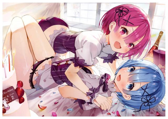 見えそうで見えないレム・ラム・レミリアの美体 <> 011
