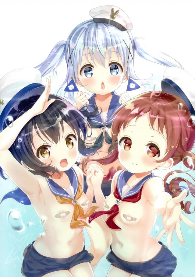 ちっぱい乳首に絆創膏 <> 013