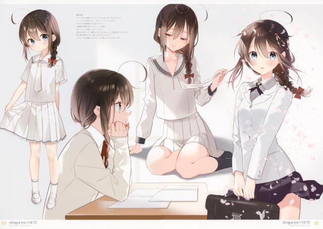 「時雨×白」フルカラー微エロイラスト集 <> 009
