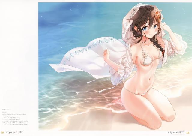 「時雨×白」フルカラー微エロイラスト集 <> 013
