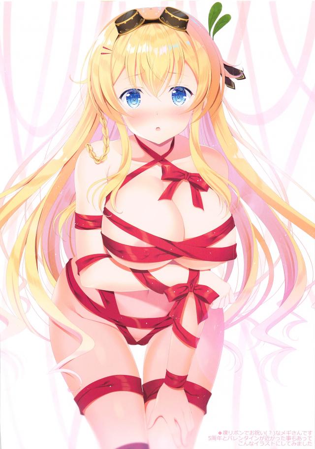 裸リボンな金髪娘と生中出しセックスほかフルカラーイラスト <> 011