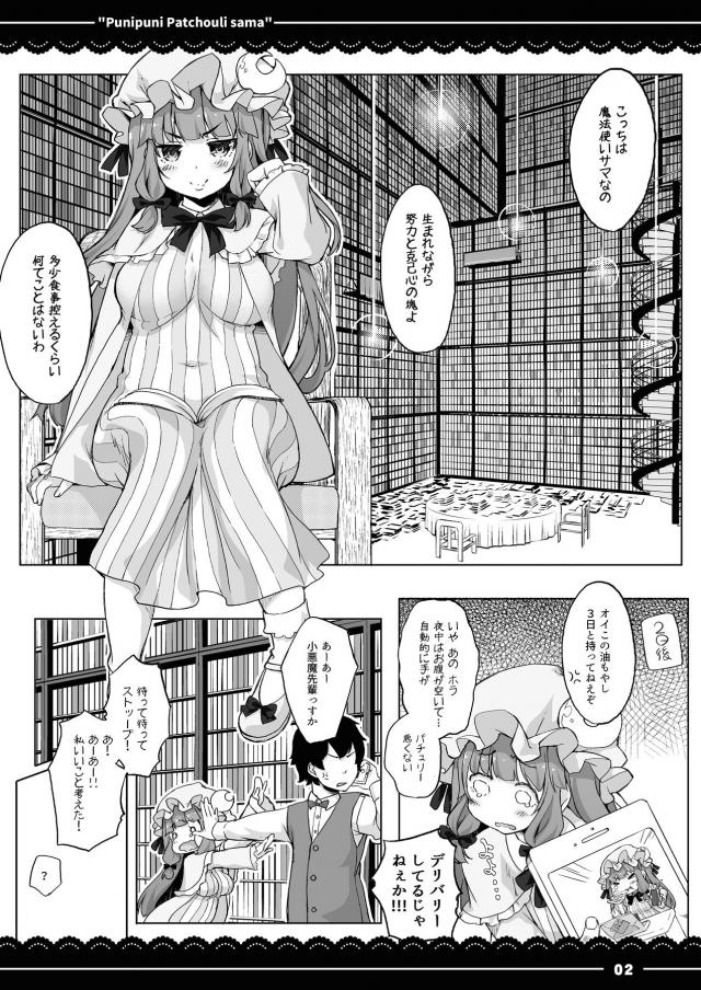 パチュリーさまのにゅるにゅる名器まんこすっごい気持ちいい！ <> 003