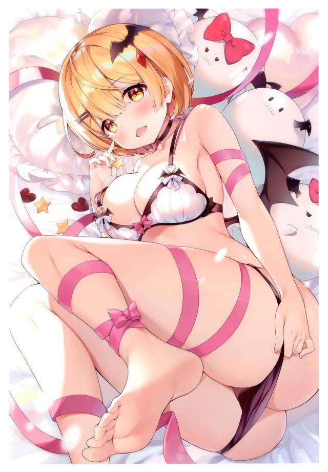 ホロライブメンバー勢揃い！美麗フルカラー下着イラスト集 <> 002