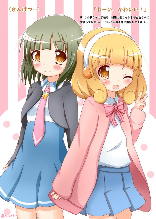普段は見られない色んな衣装のきんモザヒロインたち <> 005