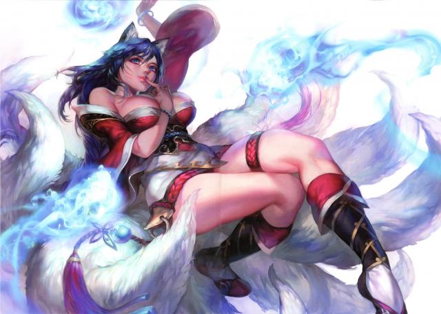 狐娘たちと美麗乱交セックス <> 018