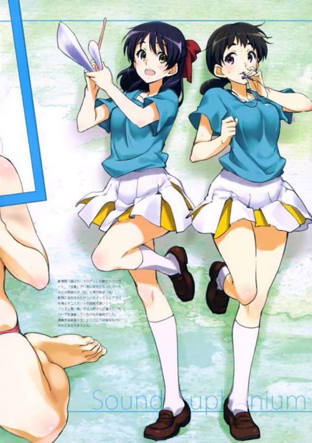 吹奏楽部女子高生の下着姿が拝めるフルカラーイラスト集 <> 017