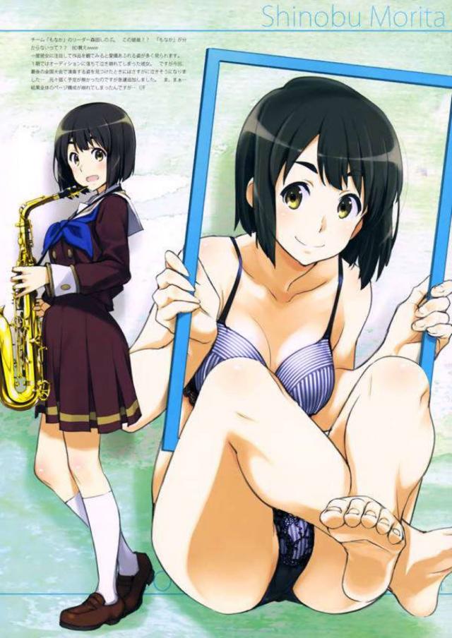 吹奏楽部女子高生の下着姿が拝めるフルカラーイラスト集 <> 019