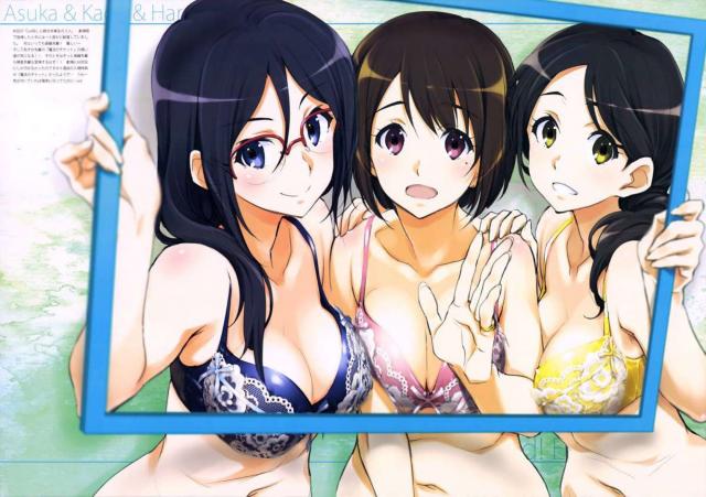 吹奏楽部女子高生の下着姿が拝めるフルカラーイラスト集 <> 027