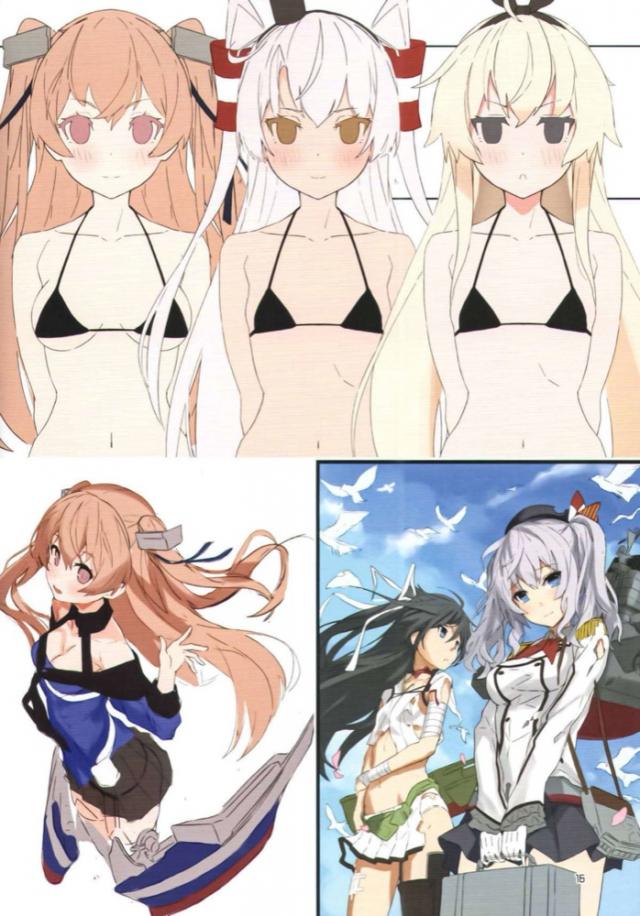 [非エロ]天津風・島風・ジョンストン[フルカラーイラスト集] <> 016