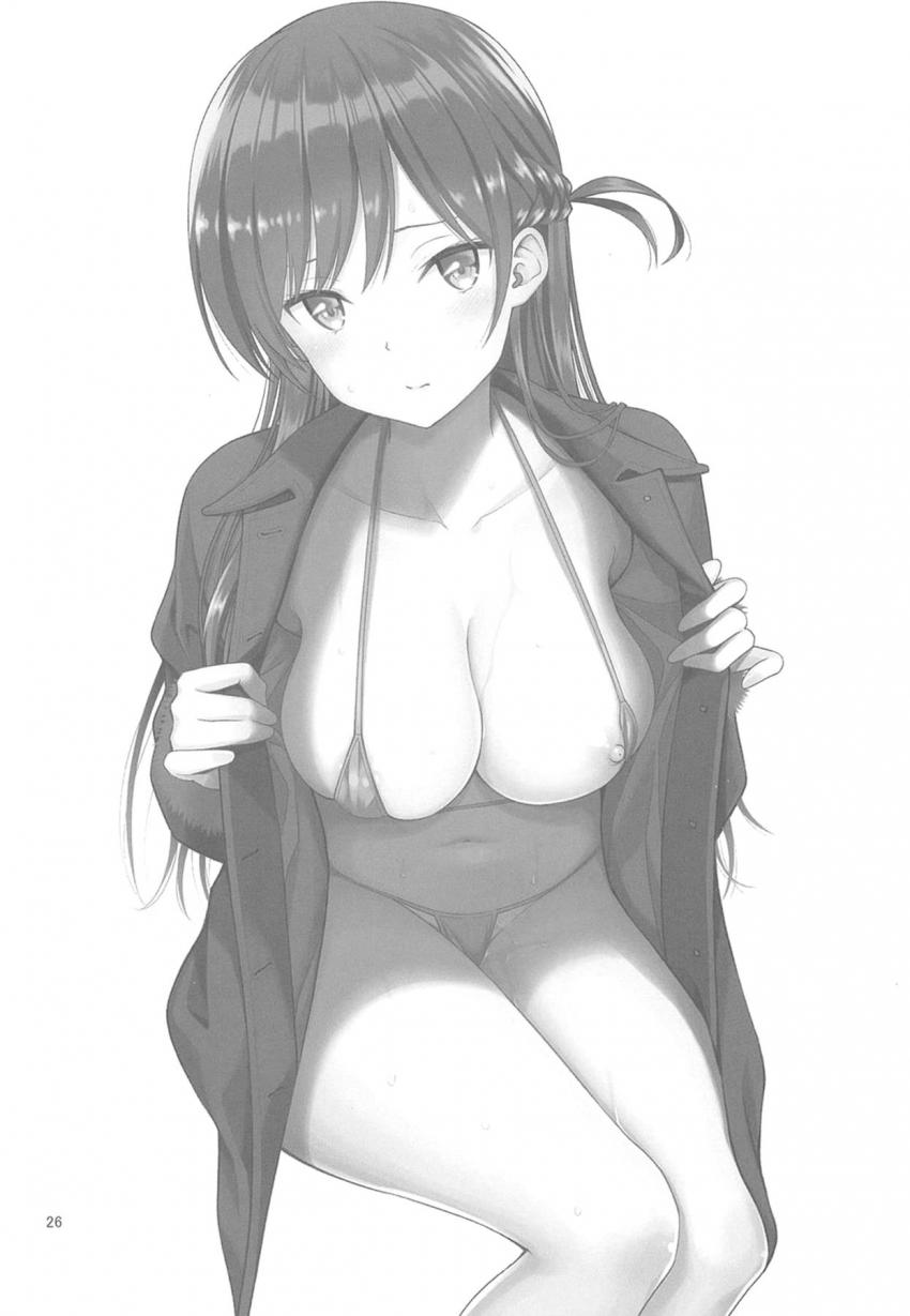 コートの下は極小マイクロビキニ！美少女JDと露出寸止め焦らしデート <> 024