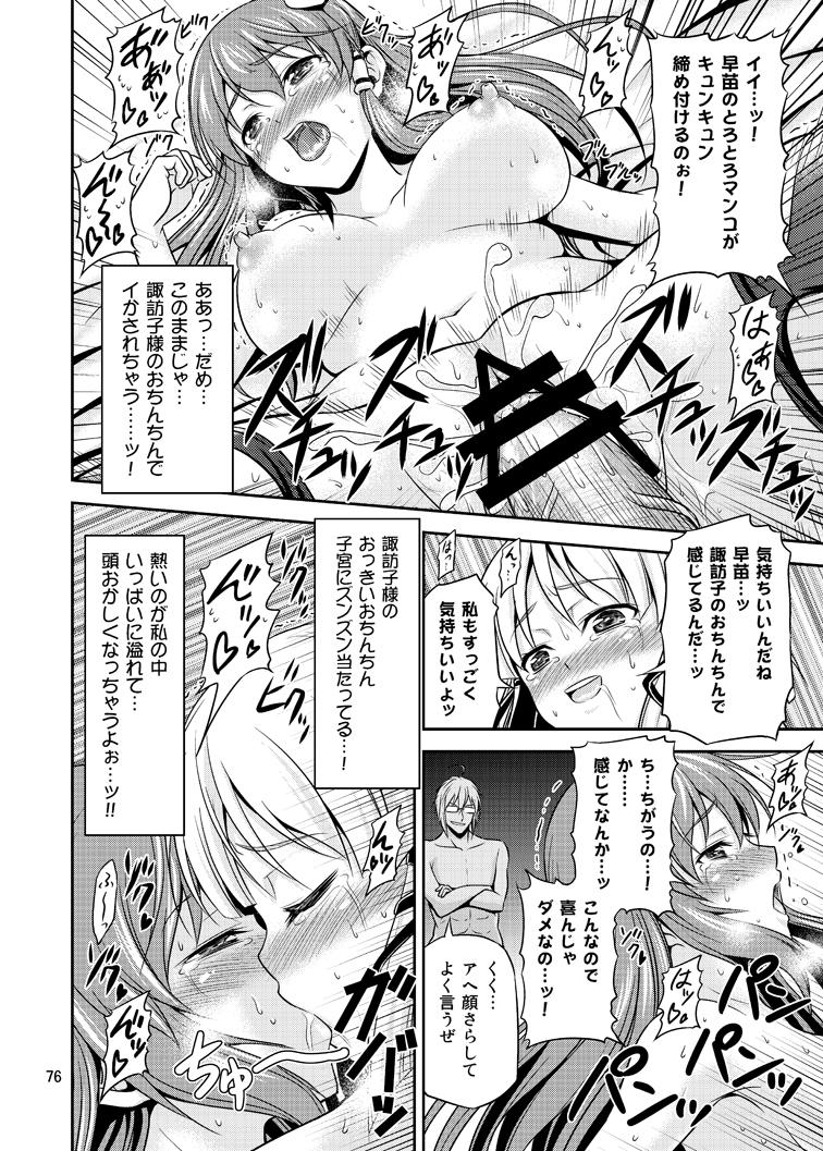 香霖堂事変により幻想郷を支配した森近霖之助が「霊夢・紫・魔理沙・早苗・諏訪子」を犯す！最初は強気な女たちも媚薬漬けにされ堕とされる！ <> 075