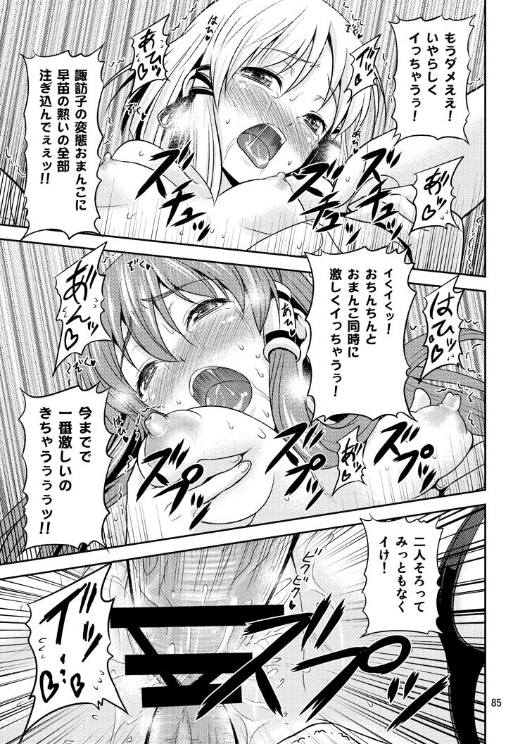 香霖堂事変により幻想郷を支配した森近霖之助が「霊夢・紫・魔理沙・早苗・諏訪子」を犯す！最初は強気な女たちも媚薬漬けにされ堕とされる！ <> 084