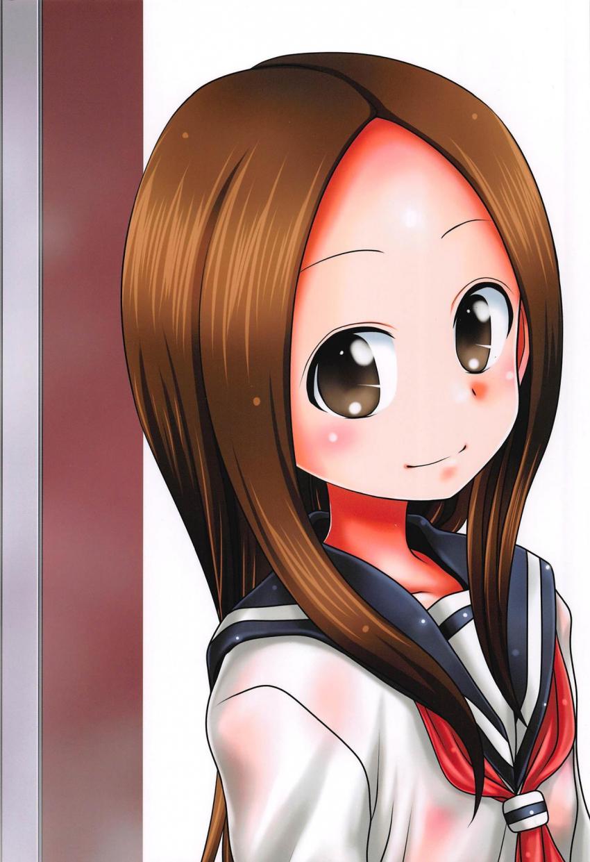 急な雨で高木さん家のお風呂を借りることに。スク水着た高木さんとオナニー見せ合いっこ勝負！対面座位で童貞チンポ生中出し！ <> 022