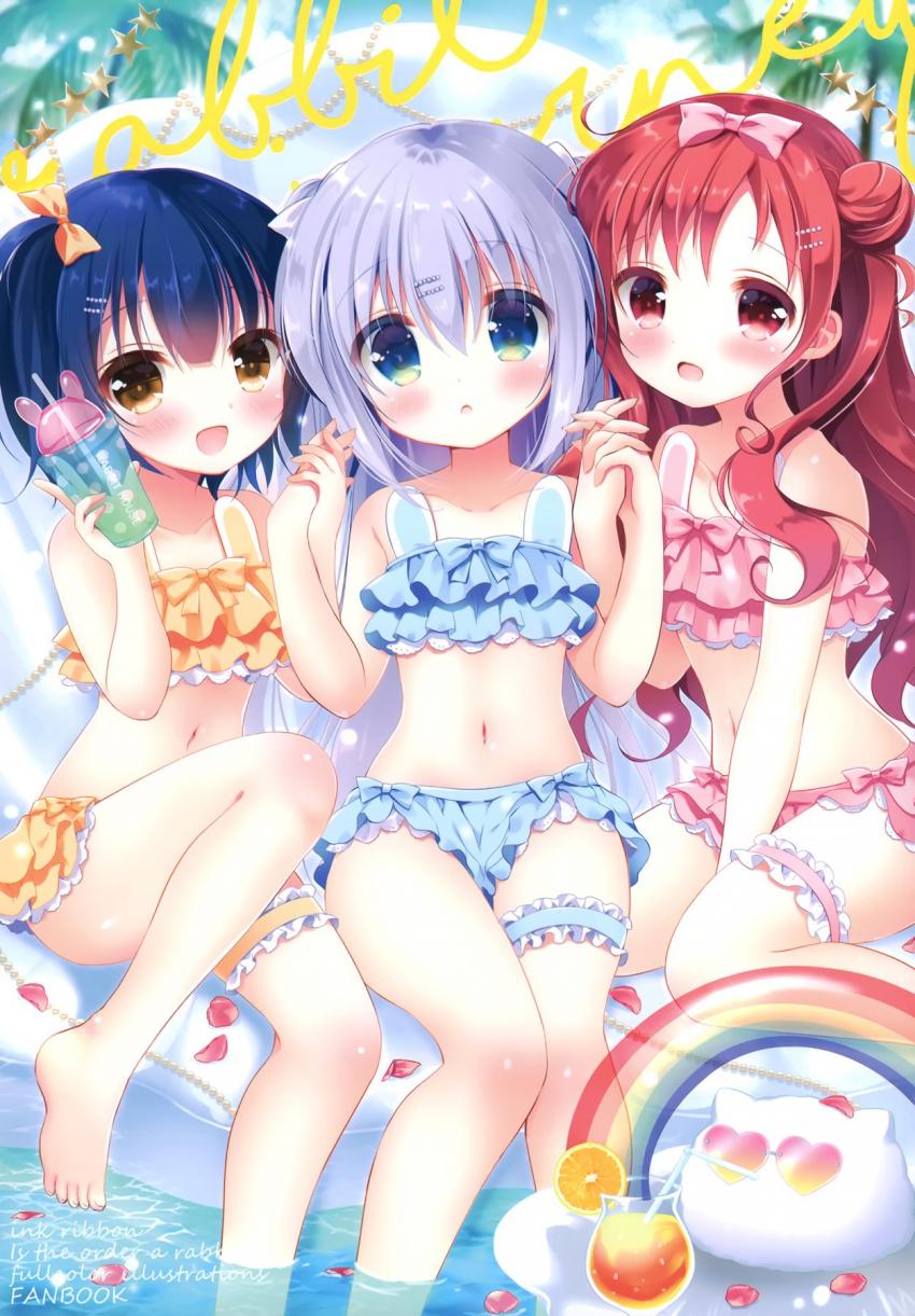 ごちうさヒロインたちの健全フルカラー水着イラスト集 <> 1