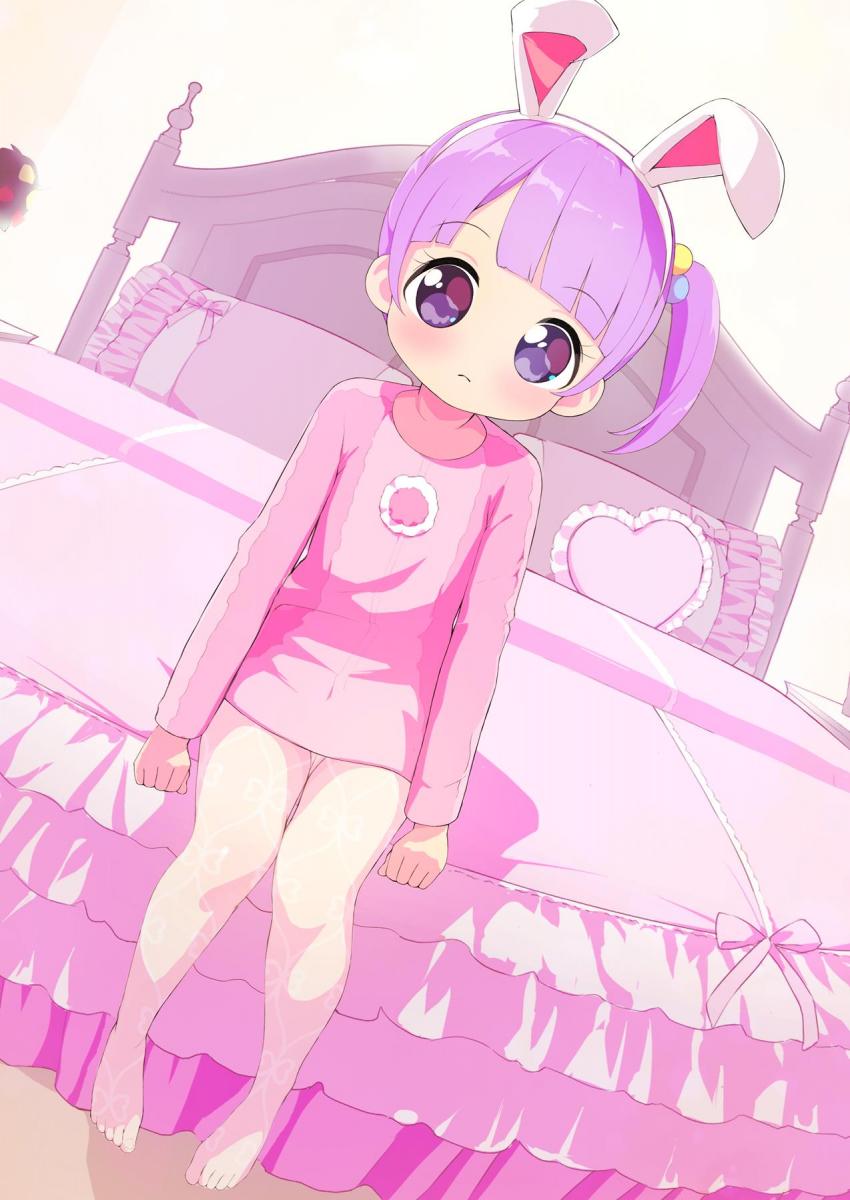 かわいいJSロリ娘真中のんちゃんのフルカラーイラスト集☆下着・ビキニ・全裸でグラビア撮影するのんちゃん <> 002