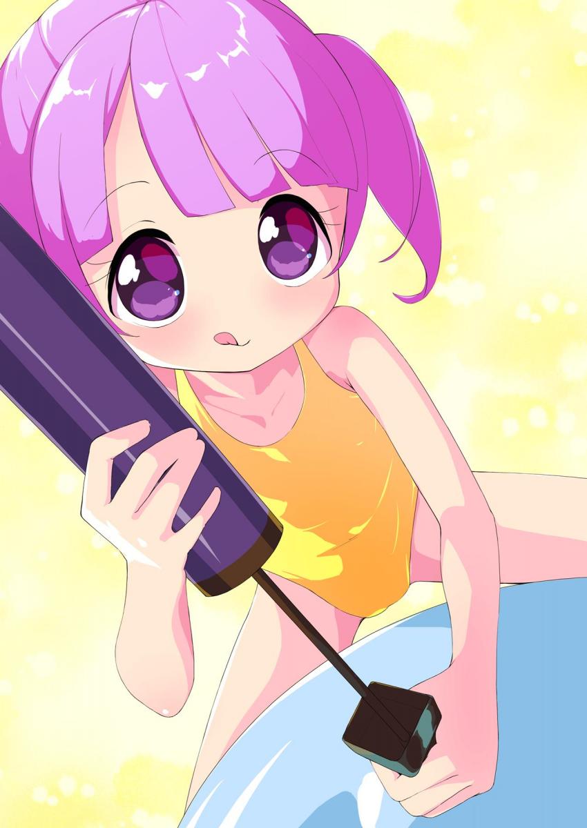 かわいいJSロリ娘真中のんちゃんのフルカラーイラスト集☆下着・ビキニ・全裸でグラビア撮影するのんちゃん <> 007