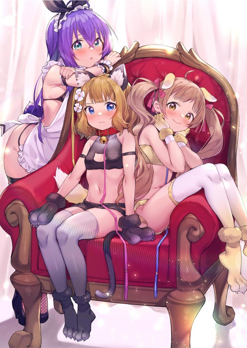 かわいい望月杏奈ちゃんの美麗フルカラーイラスト集☆パンチラメイド服やビキニエプロン、下着や浴衣姿など杏奈ちゃんのかわいいがぎゅっと詰まった一冊！ <> 007