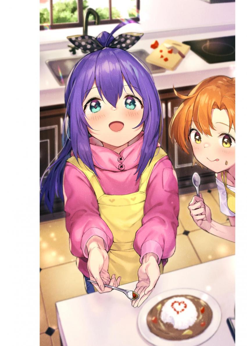 かわいい望月杏奈ちゃんの美麗フルカラーイラスト集☆パンチラメイド服やビキニエプロン、下着や浴衣姿など杏奈ちゃんのかわいいがぎゅっと詰まった一冊！ <> 009