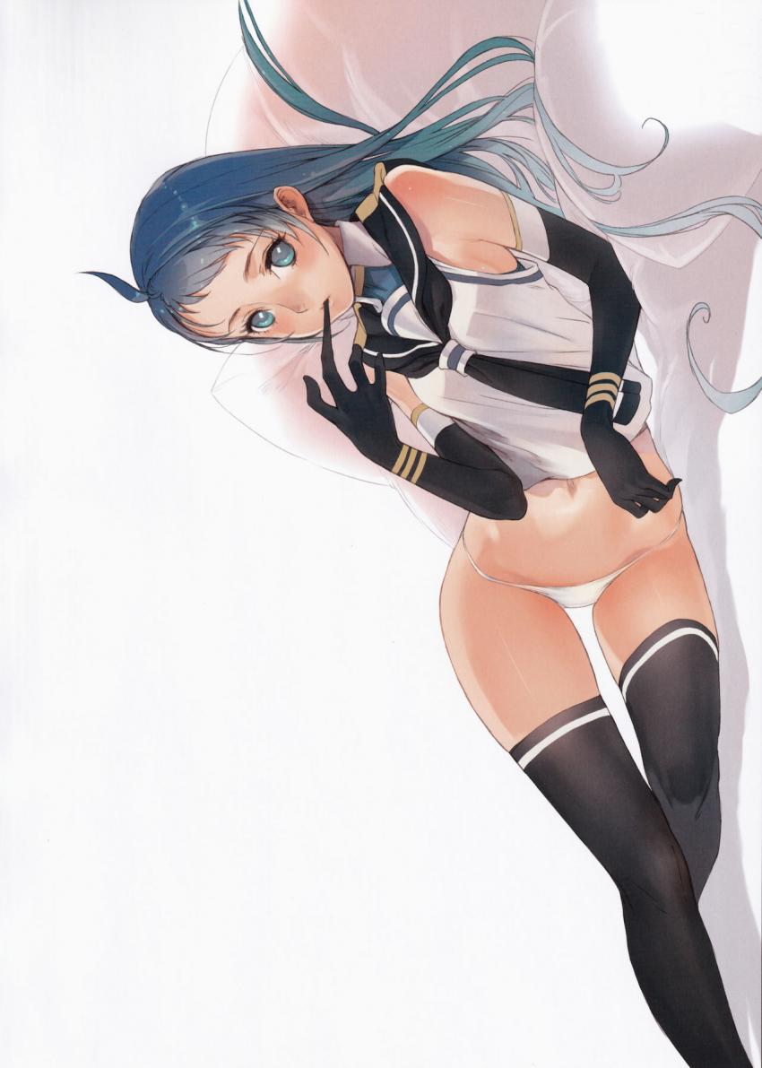 美麗フルカラーイラスト集(艦これ五月雨、ガルパン秋山優花里、アンチョビ、ダージリン) <> 009