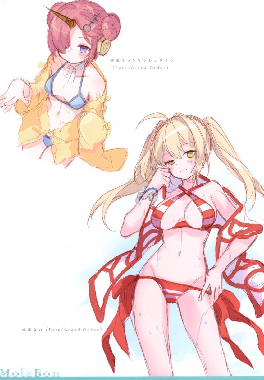 【C95】FGOメインの非エロよろずイラスト集(アナスタシア・水着ネロ・刑部姫・BB・フランケンシュタイン) <> 006